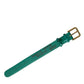 Elegant Green Leather Neck Band