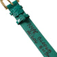 Elegant Green Leather Neck Band