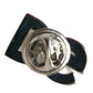 Elegant Silver Tone Logo Pin Brooch