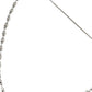 Elegant Silver Tone Crystal Lapel Pin