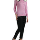 Elegant Cashmere Silk Pink Cardigan