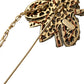 Crystal Embellished Gold Tone Bee Lapel Pin