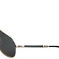 Elegant Gold Full Rim Men's Sunglasses