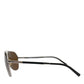 Elegant Silver Full Rim Men's Sunglasses