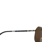 Elegant Silver Full Rim Men's Sunglasses