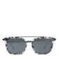 Sleek Grey Acetate Men's Sunglasses