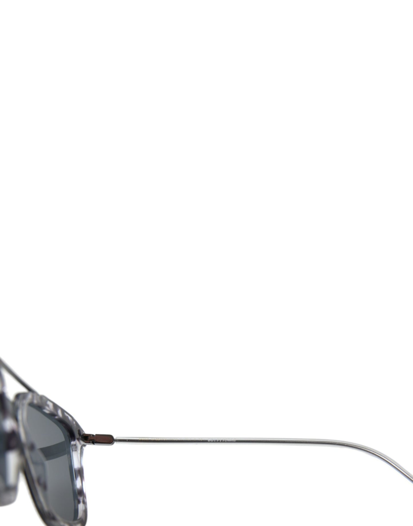 Sleek Grey Acetate Men's Sunglasses