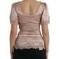 Elegant Floral Lace Silk Blouse