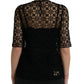 Elegant Floral Lace Blouse Top