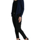 Elegant Cashmere Silk Cardigan Sweater