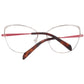Red Women Glasses Frame