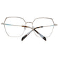 Gold Women Glasses Frame
