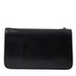 Sleek Black Leather Shoulder Bag