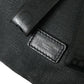 Sleek Black Canvas Belt Bag