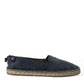 Navy Luxury Suede Espadrilles