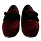 Burgundy Velvet Loafers - Elegance with a Twist