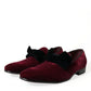 Burgundy Velvet Loafers - Elegance with a Twist