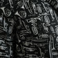 Elegant Silk Polo T-Shirt with Trumpet Print