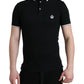 Regal Crown Embroidered Cotton Polo