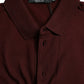Elegant Maroon Cotton Polo T-Shirt