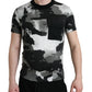 Multicolor Camouflage Crew Neck Tee