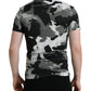 Multicolor Camouflage Crew Neck Tee
