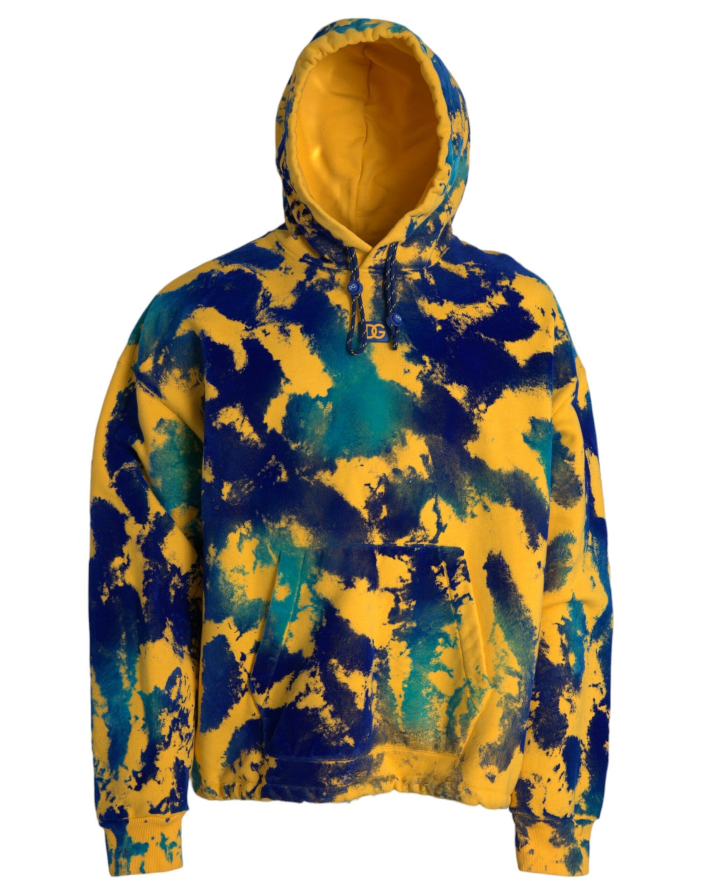 Elegant Multicolor Hooded Pullover Sweater