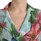 Elegant Floral Silk Crepe Jumpsuit