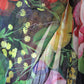 Chic Floral Maxi Slip Dress in Multicolor Silk