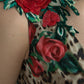 Multicolor Silk Maxi Evening Dress