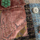 Multicolor Patchwork Trench Coat Jacket