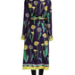 Elegant Silk Floral Bathrobe