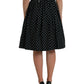 Polka Dot Knee-Length Couture Skirt