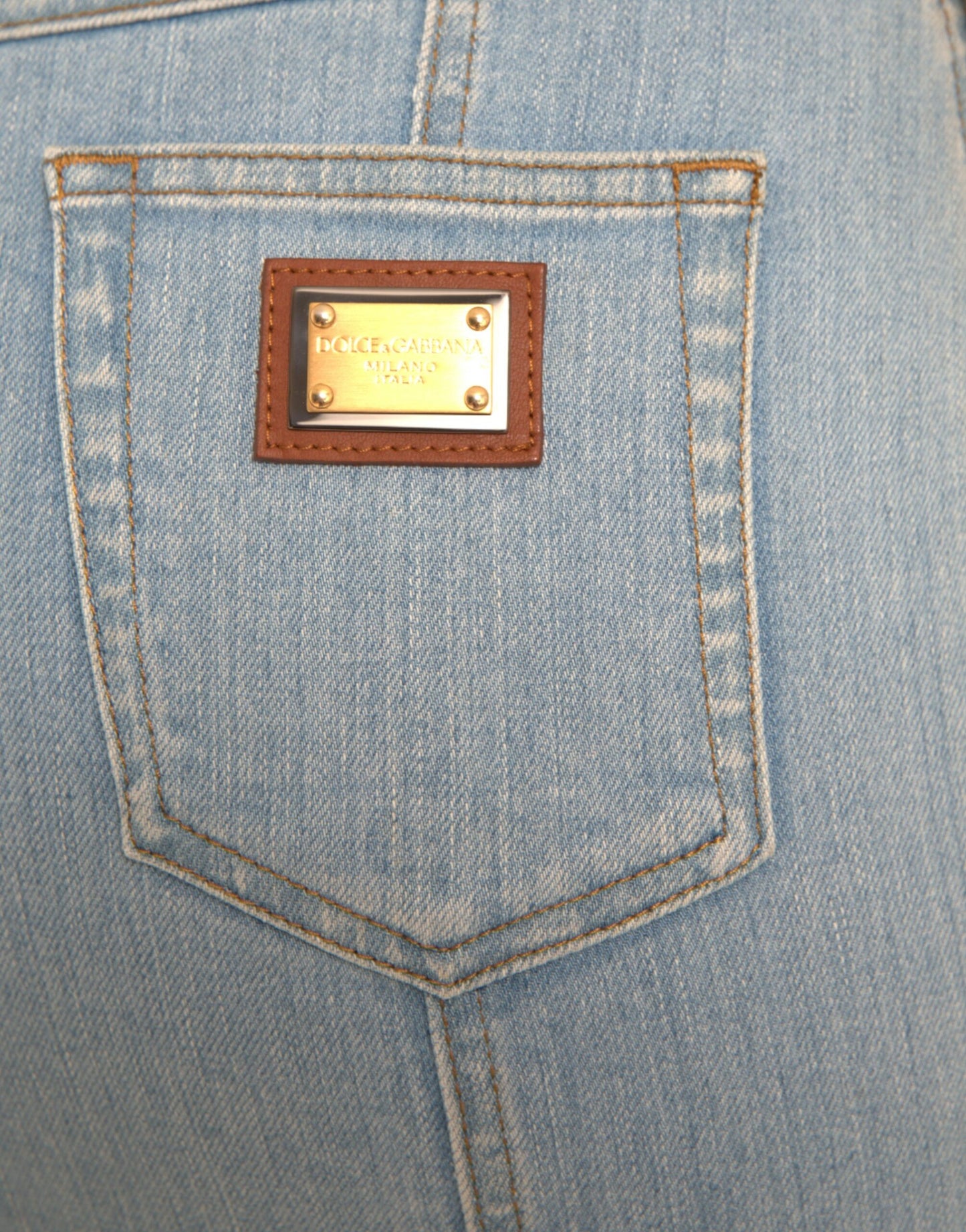 Chic High Waist Denim Mini Skirt