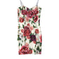 Floral Silk Blend Bustier Bodycon Dress