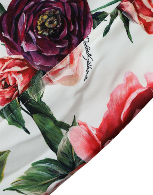 Floral Silk Blend Bustier Bodycon Dress
