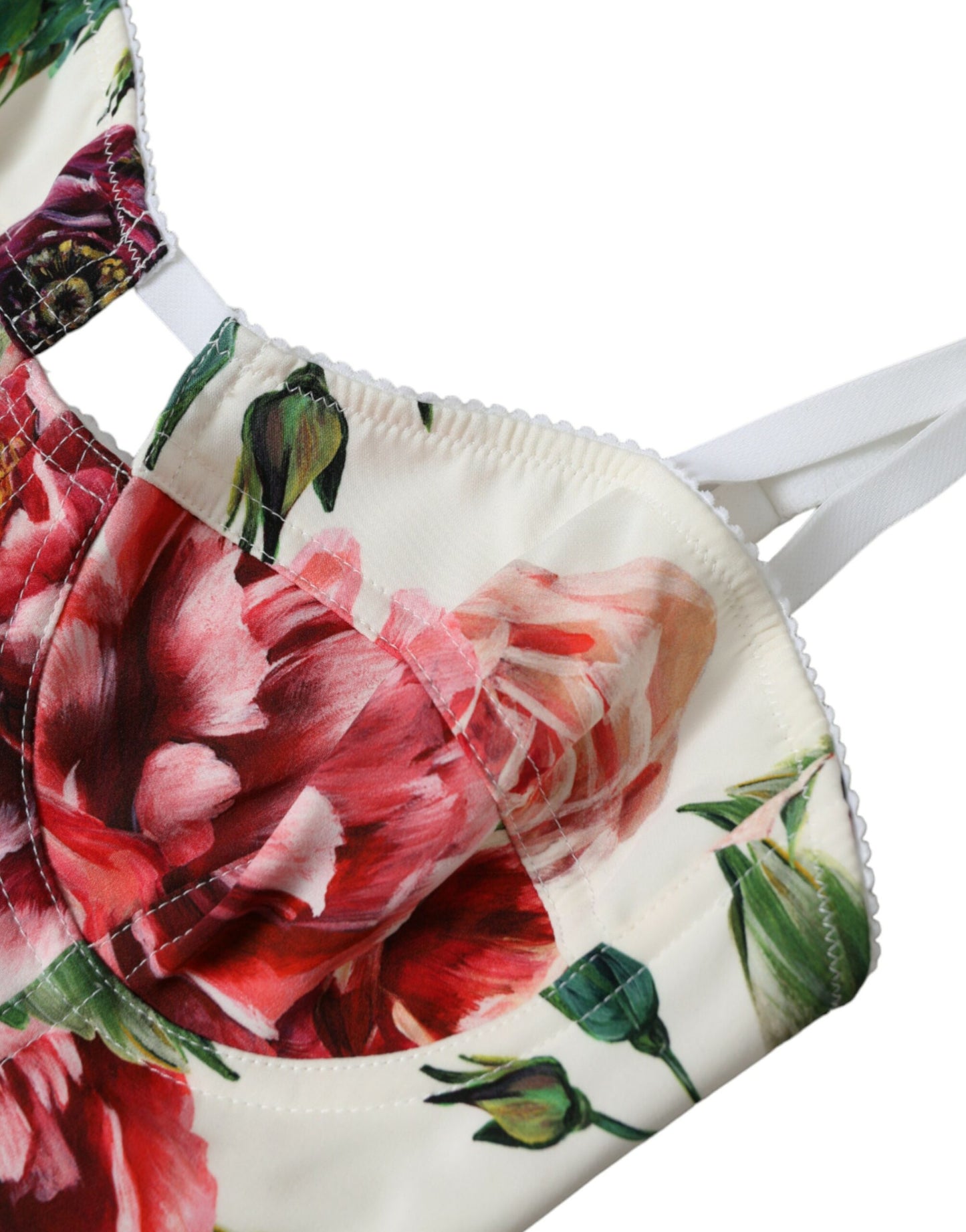 Floral Silk Blend Bustier Bodycon Dress