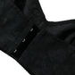 Elegant Black Bustier Crop Top