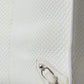 Chic Python Leather Tote in White & Yellow