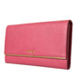Elegant Pink Leather Bifold Wallet