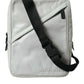 Elegant Black and White Leather Crossbody Bag