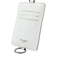 White Calf Leather Lanyard Logo Card Holder Wallet