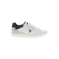 White Polyester Sneaker