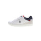 White Polyester Sneaker