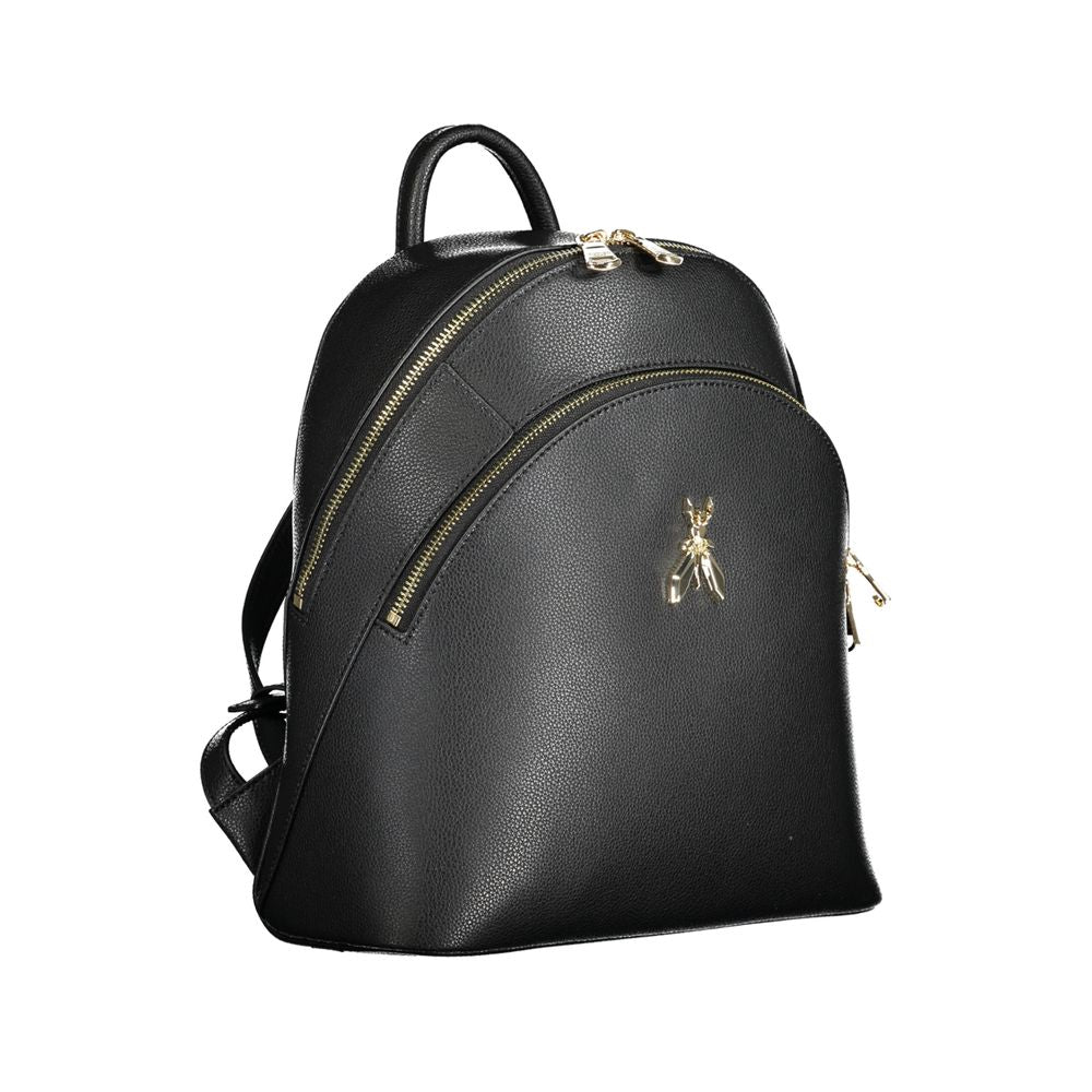 Black Leather Backpack