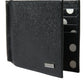 Black Calf Leather Bifold Logo Plaque Card Holder Wallet