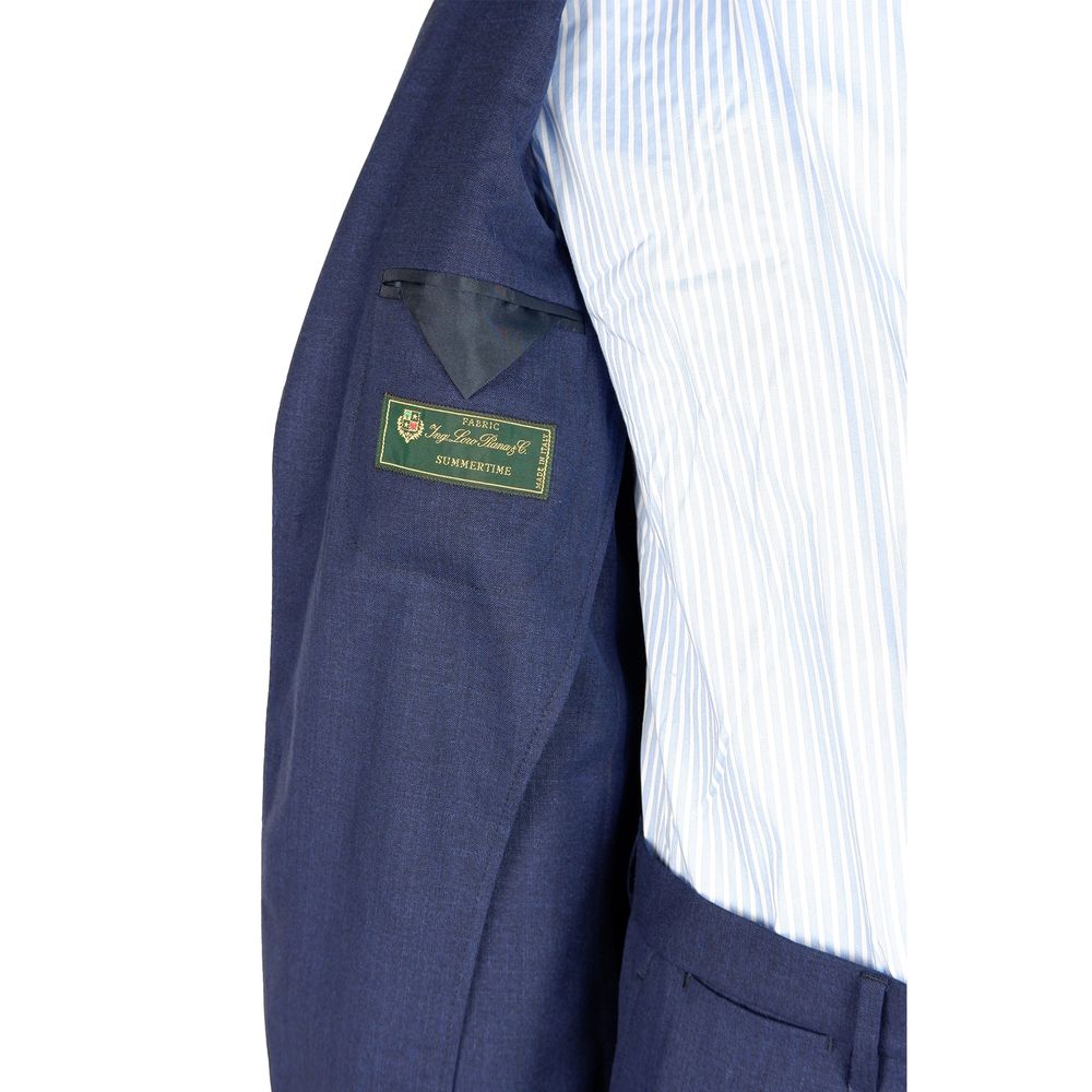 Blue Wool Vergine Suit