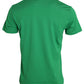 Green Logo Patch Cotton Crew Neck T-shirt