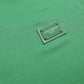 Green Logo Patch Cotton Crew Neck T-shirt