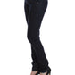 Chic Dark Blue Slim Jeans for Elegant Style